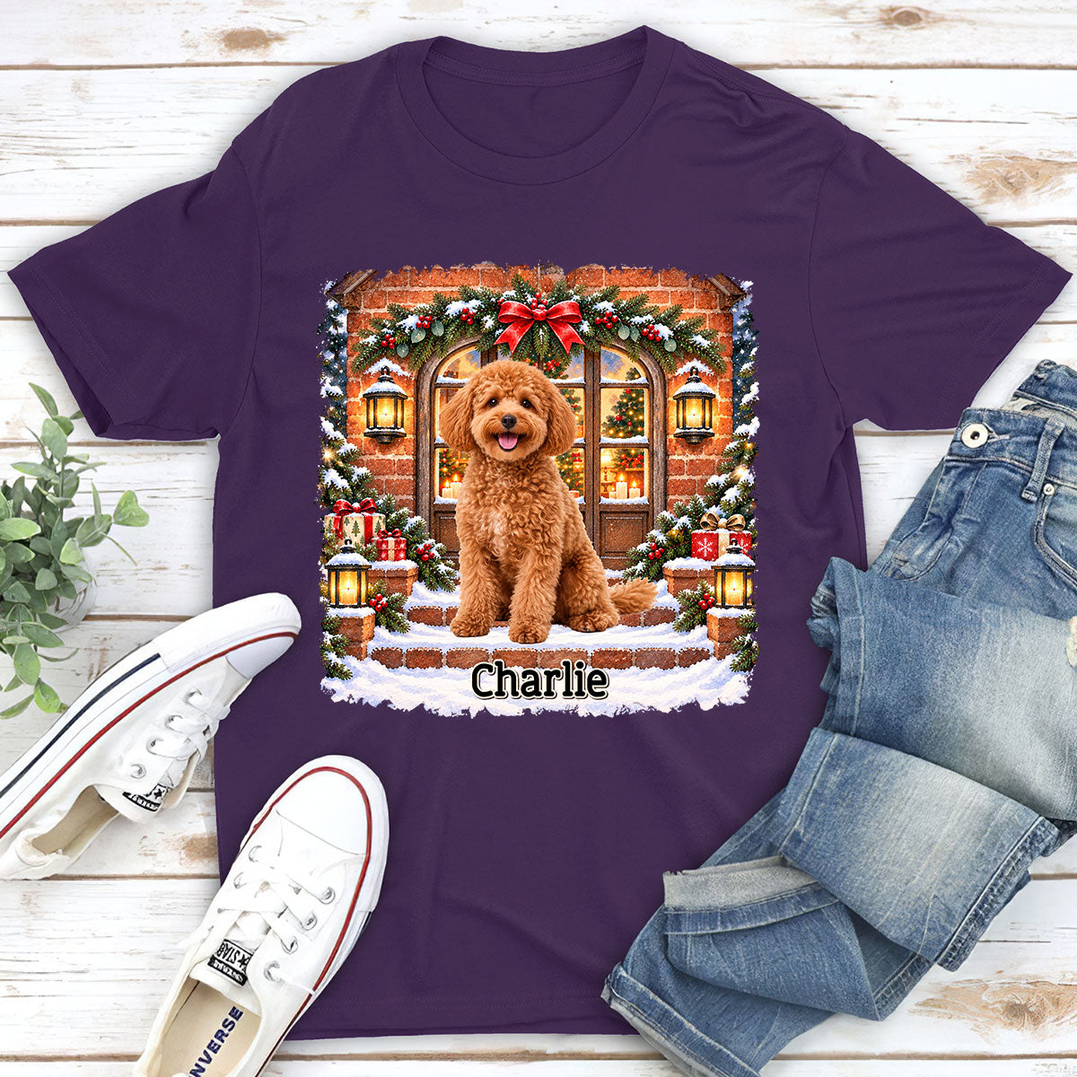 Jolly Little Friend - Personalized Basic T-Shirt