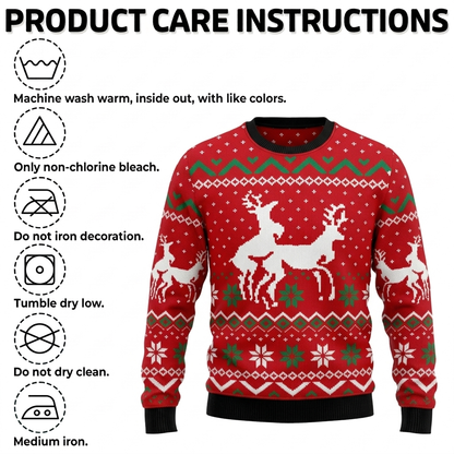 Be A Spicy Reindeer - Personalized 3D Sweatshirt