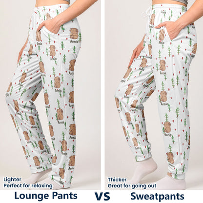 Cute Capybara Gift For Capybara Lovers - Personalized Lounge Pants
