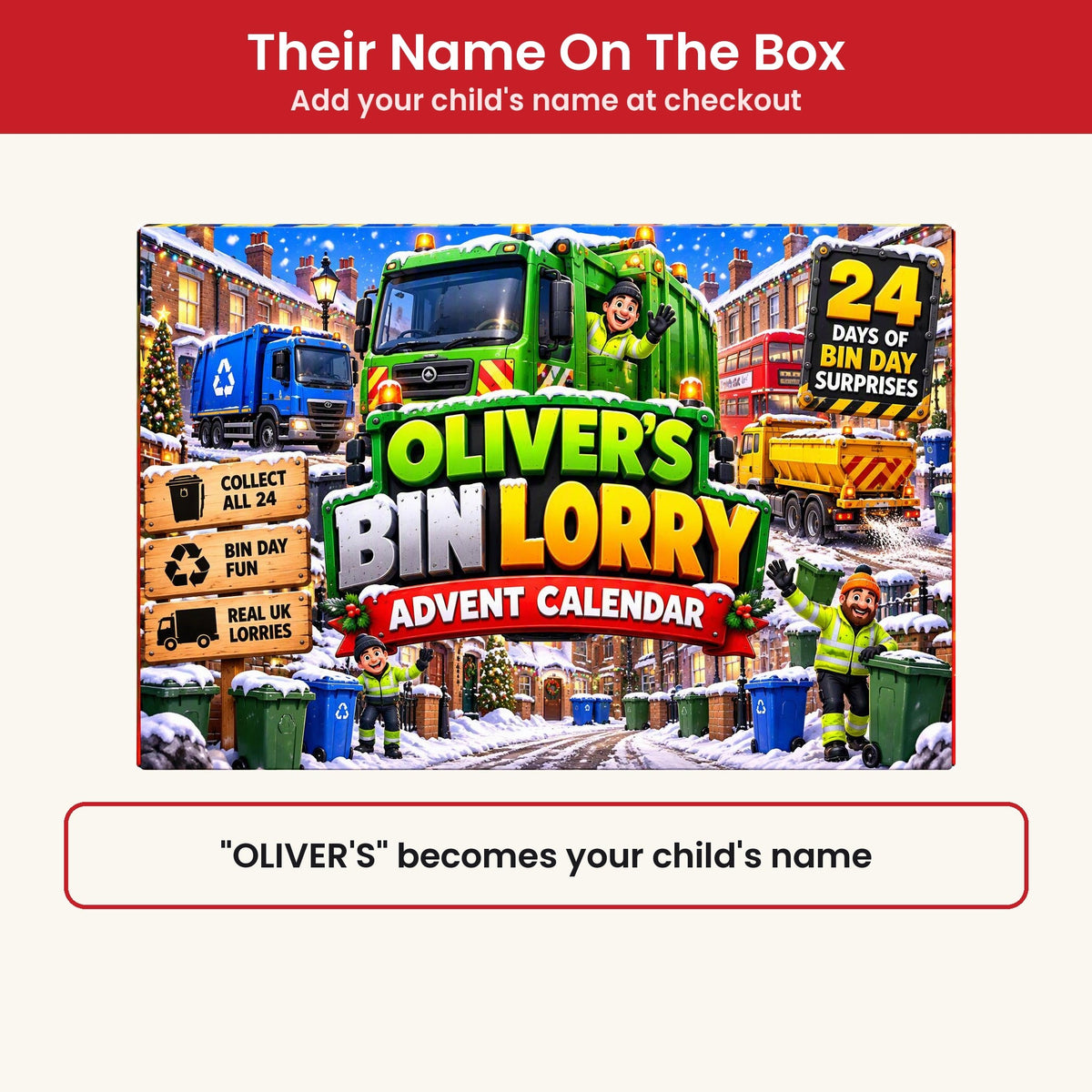 Bin Lorry -  Christmas Advent Calendar