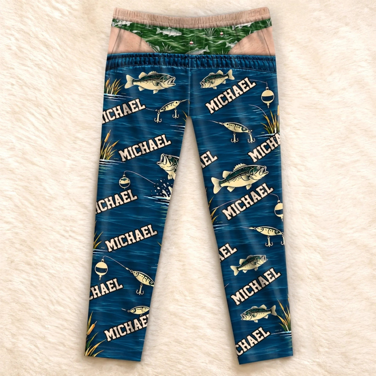 Custom Name Fishing Gifts for Men - Personalized Pajamas