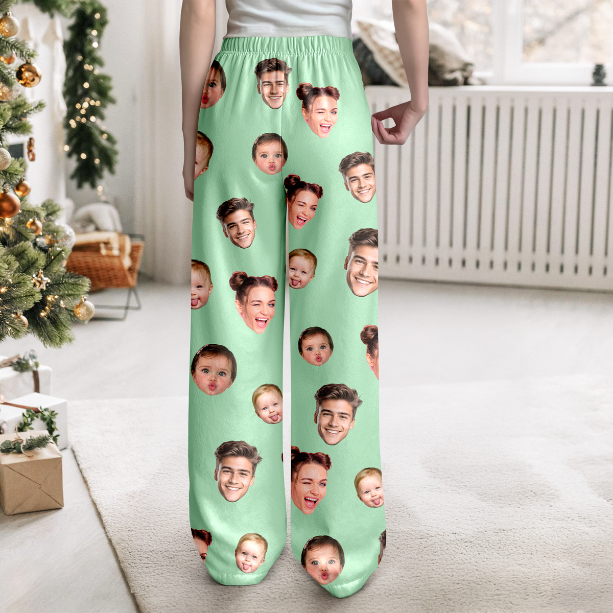 Custom Family Member Photo Sweatpants For Christmas TH10 171337