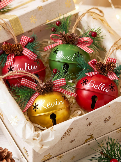 Personalized Custom Name Jingle Bell Christmas Ornament For Family TH10 171087