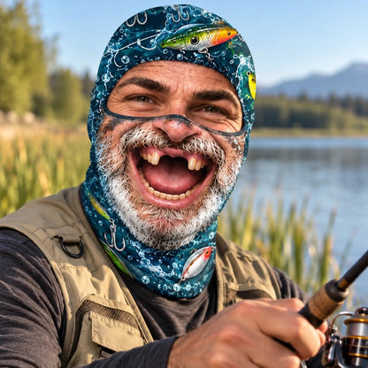 Custom Funny Bearded Fishermen Fishing Gifts for Anglers - Personalized Ski Mask