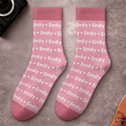 Custom Name Crew Socks - Personalized Gift for Friends And Family TH10 171365