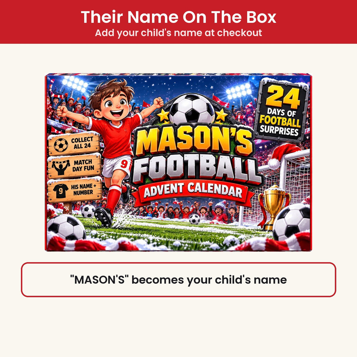 Football Kid -  Christmas Advent Calendar