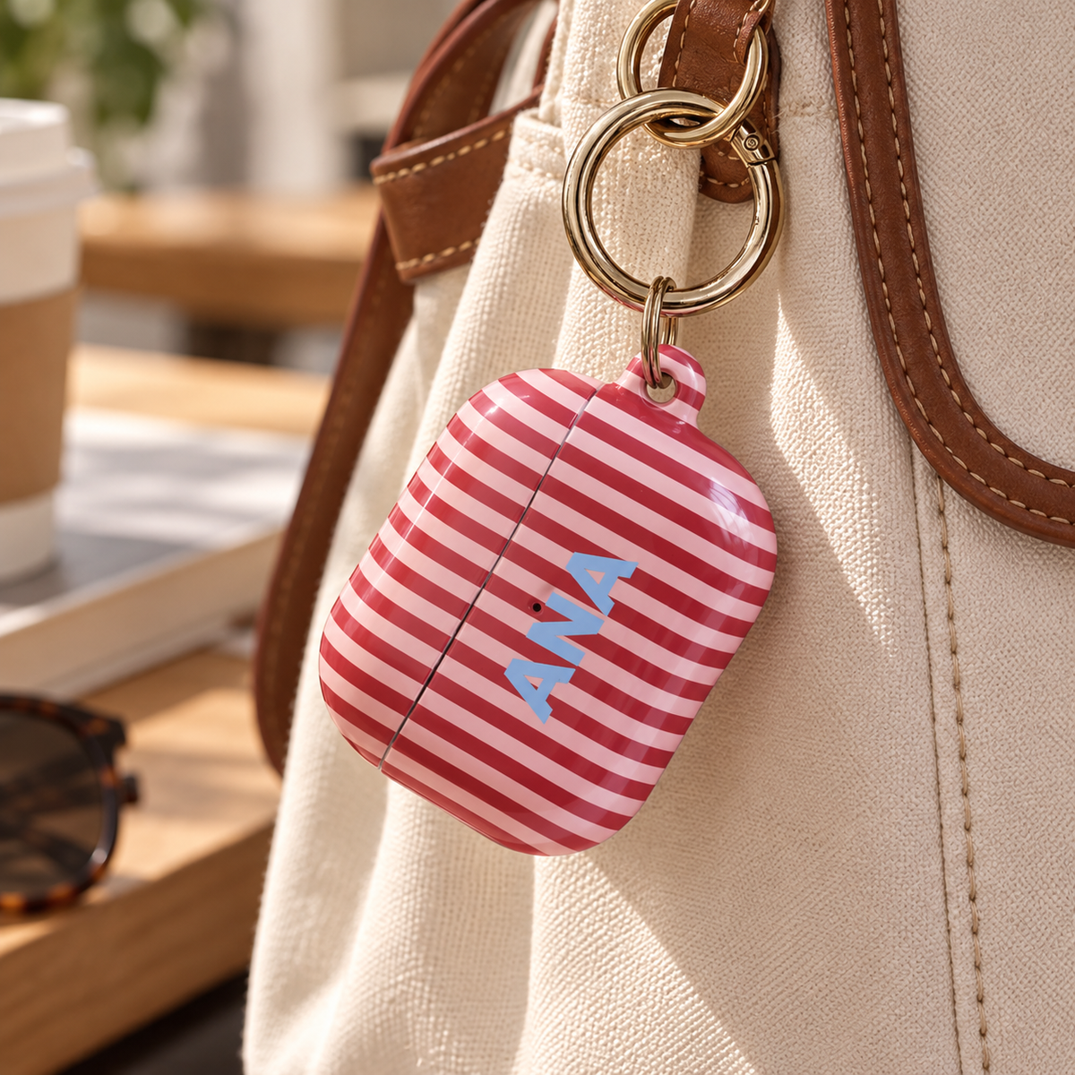 Personalized Monogram Name Protective Case For AirPods Gifts LM32 670533