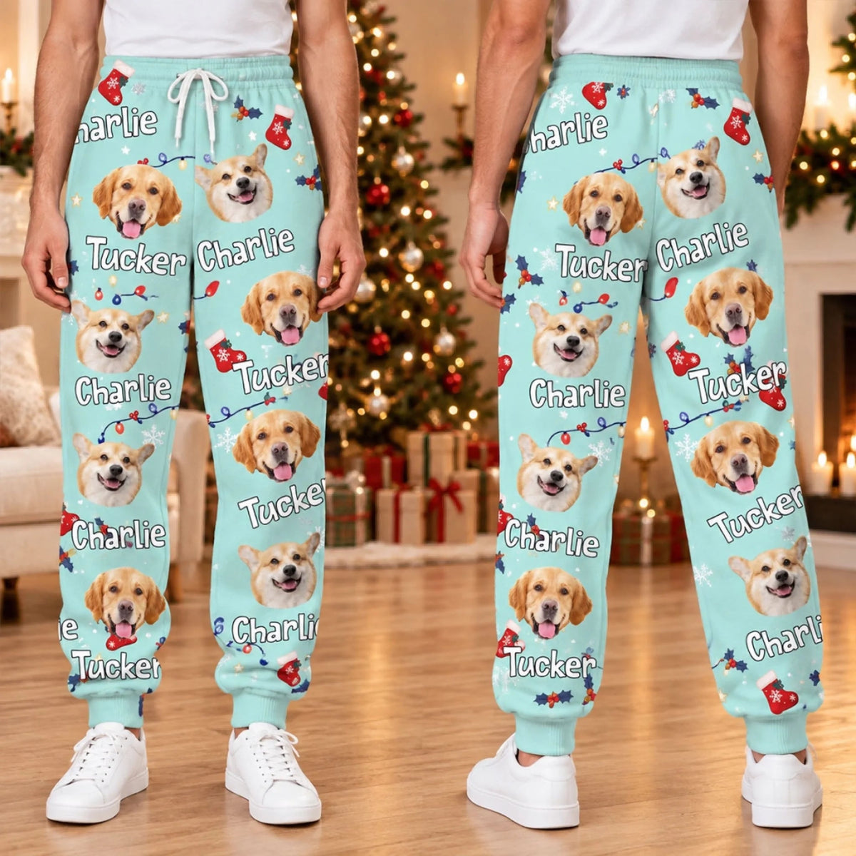 My Furry Christmas - Personalized Sweatpants