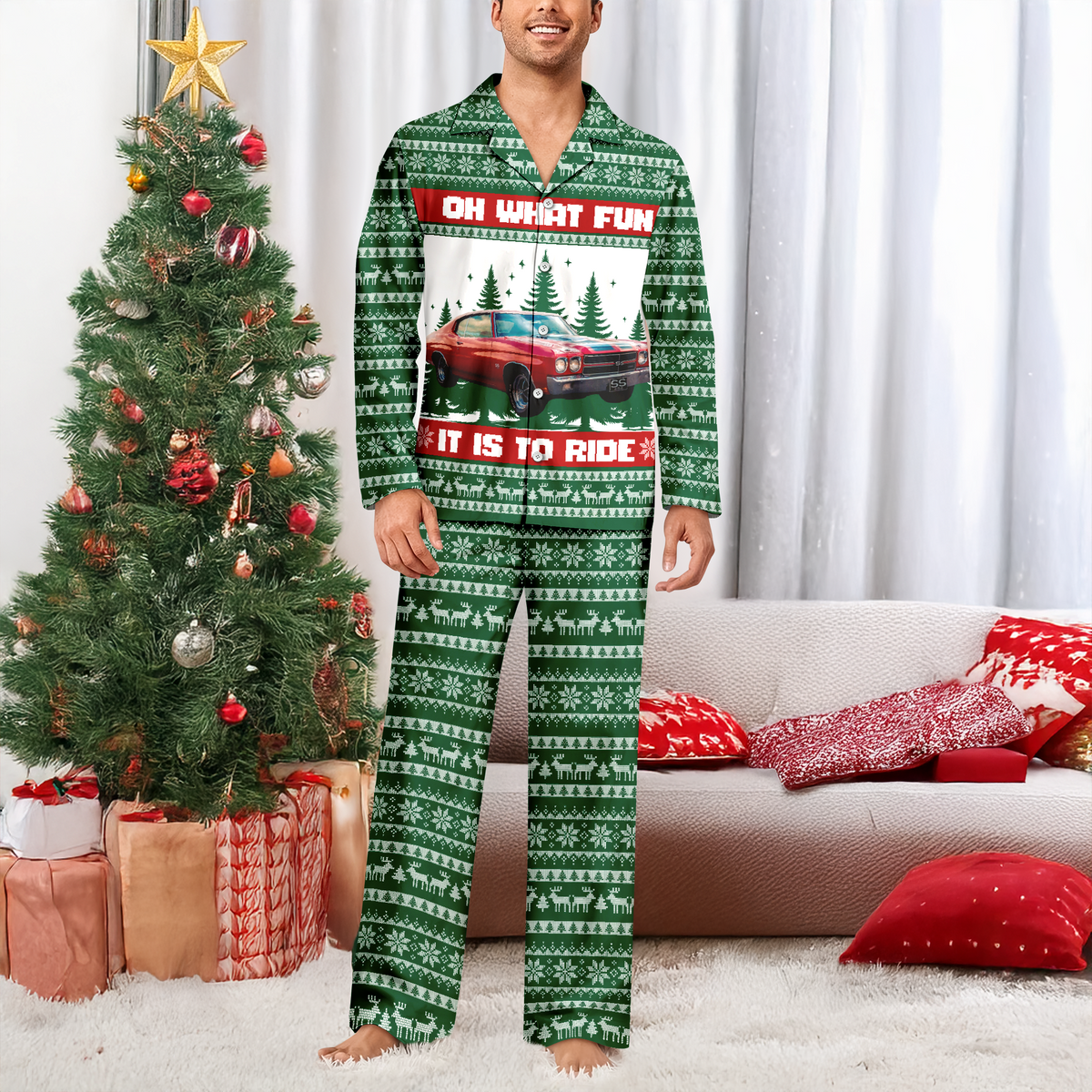 Dth Custom Car Photo Oh What Fun It Is To Ride Pajamas Th10 896017