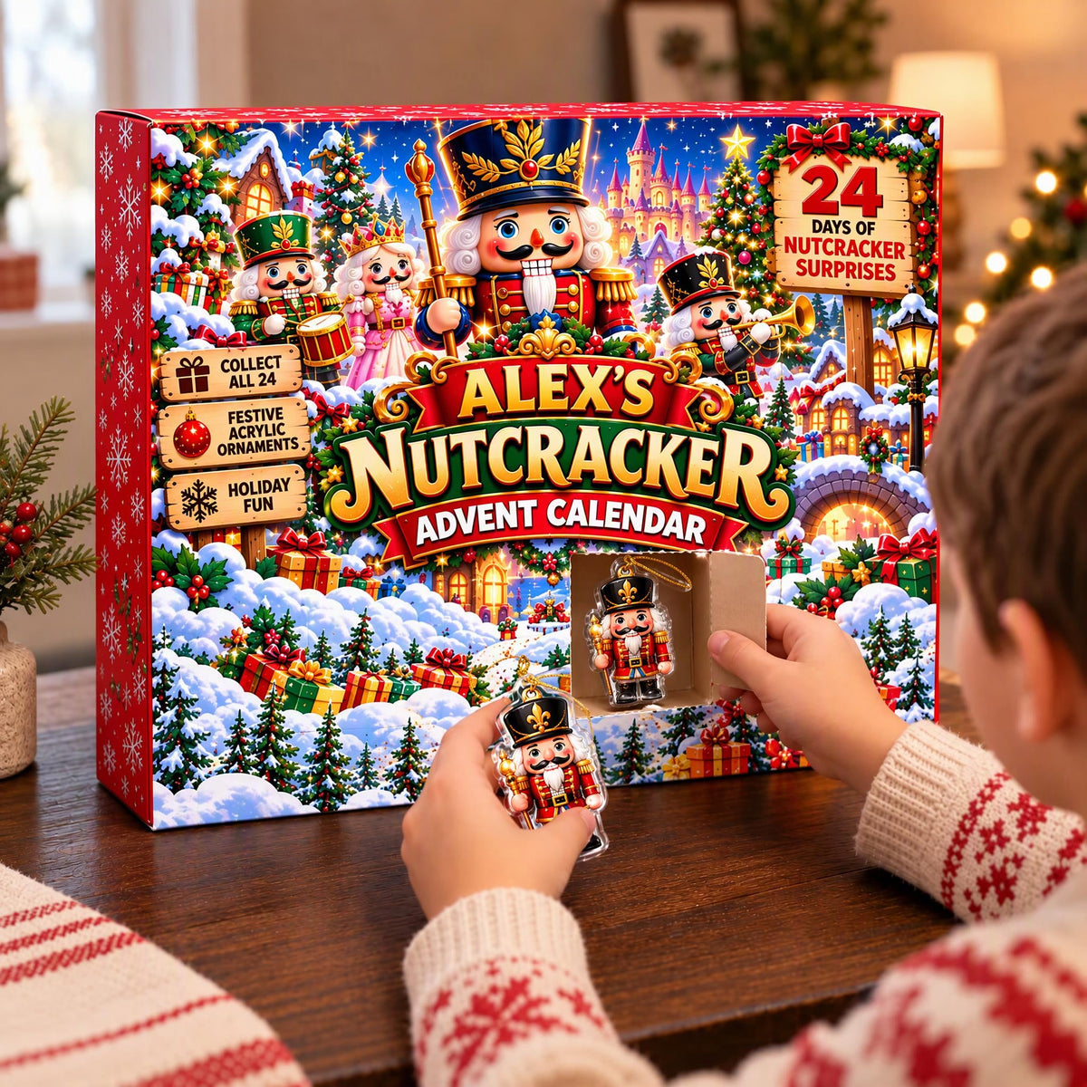 The Nutcracker March to Christmas - Personalized Christmas Advent Calendar
