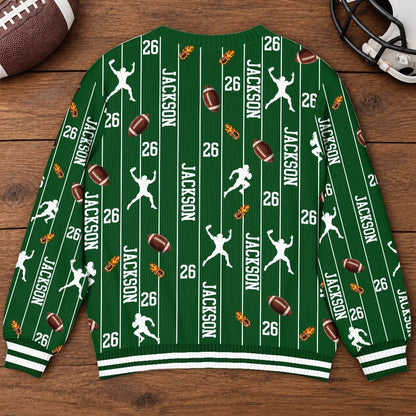 Custom Name Funny Football Gifts for Football Lovers - Personalized Sweatshirt