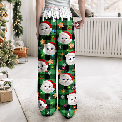 Custom Photo Dog Cat Christmas Sweatpants Family Outfit HA75 919286