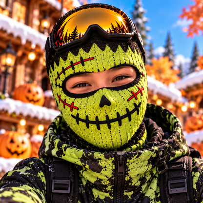Scary Halloween Ski Mask, Spooky Gifts For Kids, Skier, Snowboarder
 -  Mask