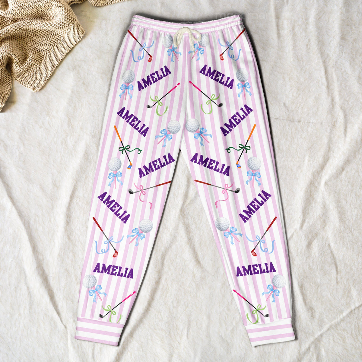 Custom Name Gift For Golf Lovers, Golf Girl - Personalized Lounge Pants
