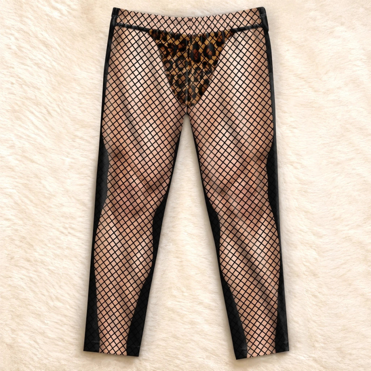 Custom Funny Fishnet Christmas Gifts for Men - Personalized Pajamas Pants