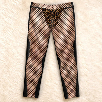 Custom Funny Fishnet Christmas Gifts for Men - Personalized Pajamas Pants