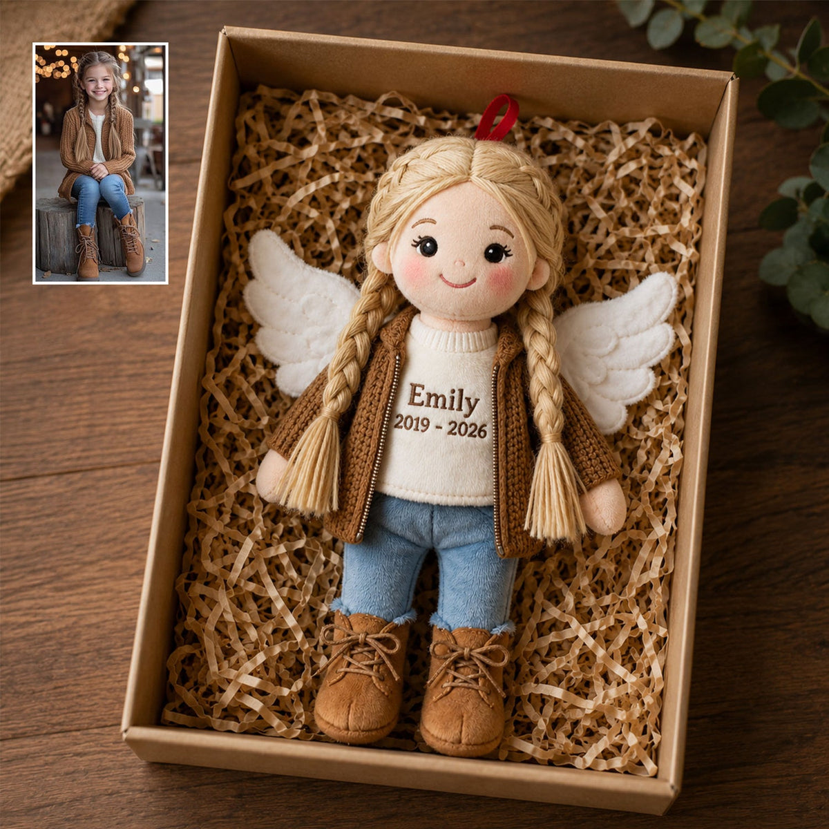 I'm Always With You - Personalized Memorial Plush Ornament | Sunflowerly