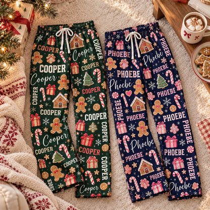 Custom Name Christmas Pajama Pants TH10 171417
