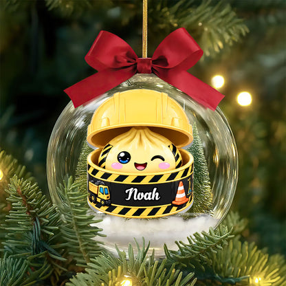 Squishy Hunting Gifts For Kids - Personalized 3D Acrylic Ball Ornament