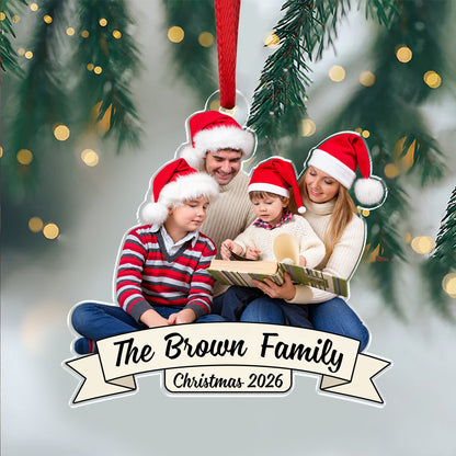 Personalized Family Christmas Ornament - Custom Acrylic Gift TH10 171269