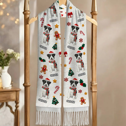 Wrapped In Puppy Love - Personalized Scarf