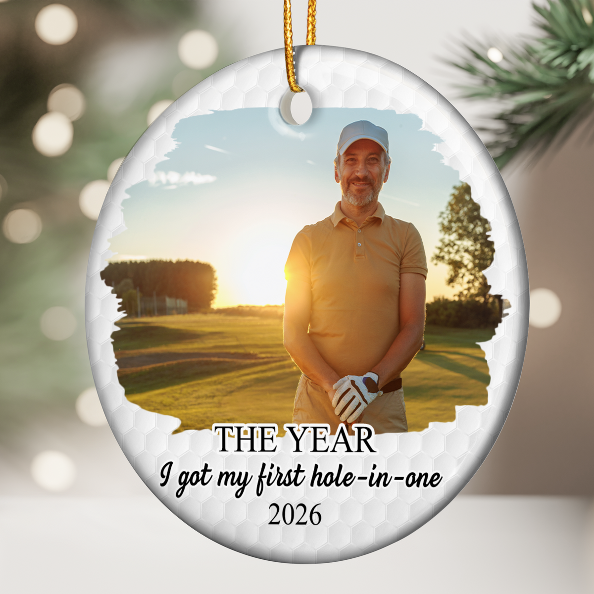 The Year With My Golf Memories - Personalized Ornament