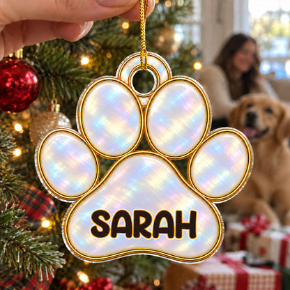 Custom Christmas Memorial Sympathy Gifts For Dogs, Cats • A Tree Of Love - Personalized Acrylic Ornament