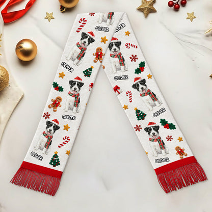 Wrapped In Puppy Love - Personalized Scarf