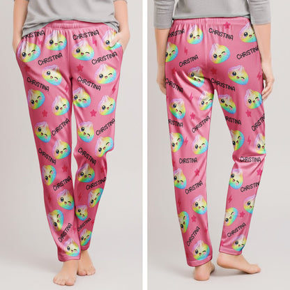 Cute Dumpling Custom Name - Personalized Lounge Pants