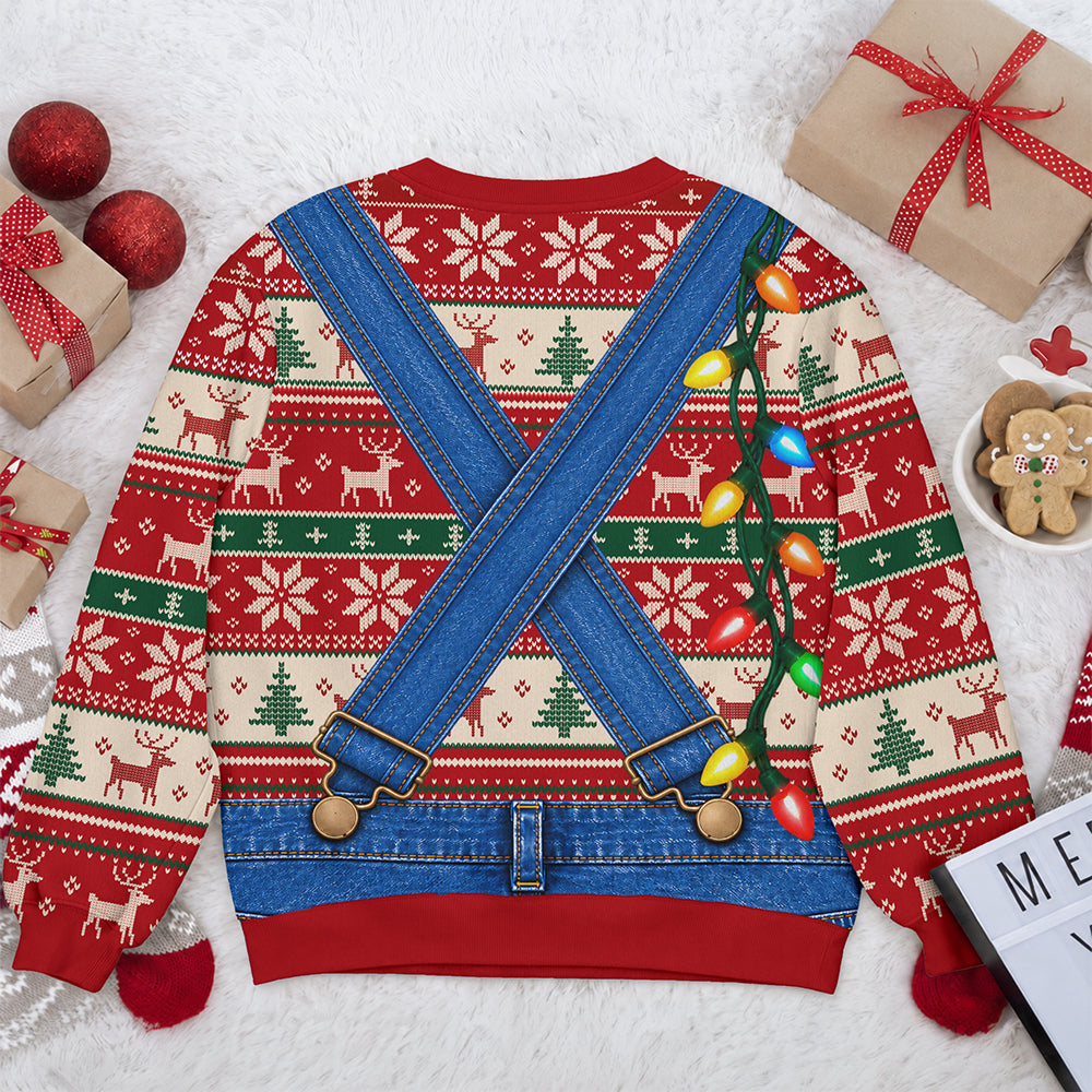 Custom Photo Dog Cat Personalized Christmas Ugly Sweater - Gifts For Dog Cat Lovers HA75 919512