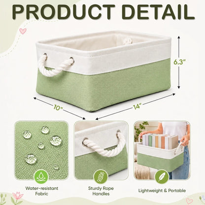 Custom Name Building Block Toy Storage For Kids - Personalized Storage Basket