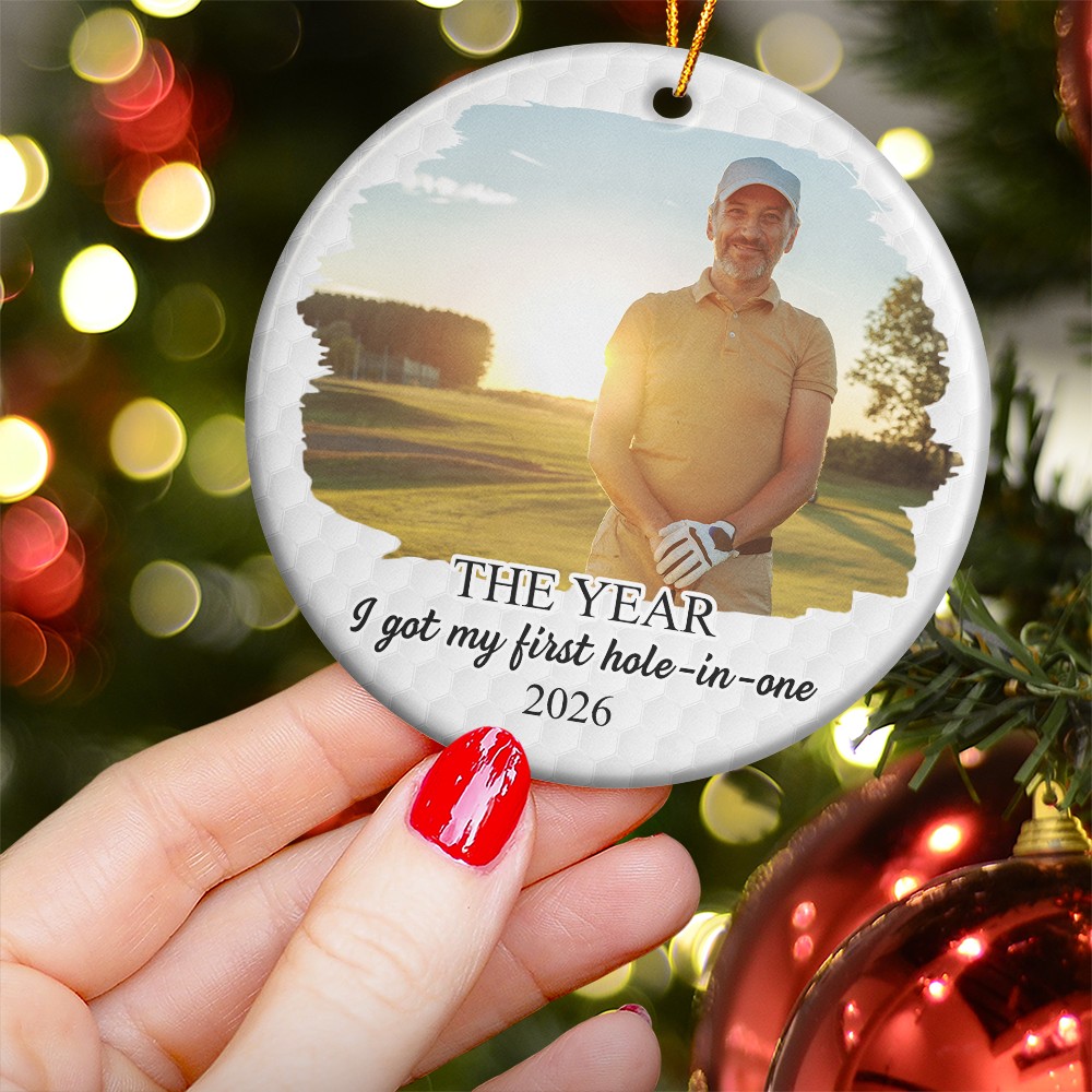 The Year With My Golf Memories - Personalized Ornament