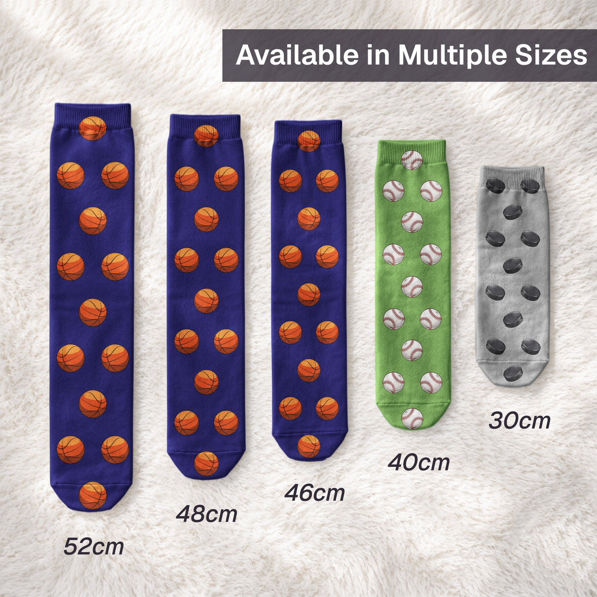 Do Not Disturb, I'M Watching Football, Basketball, Hockey, Soccer, Baseball - Personalized Socks