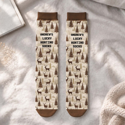My Lucky Hunting Socks - Personalized Socks
