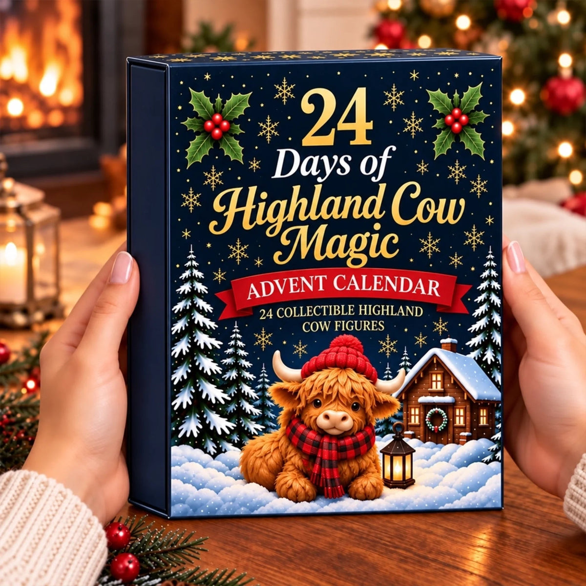 Christmas 24 Days of Highland Cow Magic - Highland Cow Advent Calendar