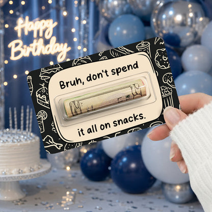Personalized Happy Birthday Money Holder Card, Creative Cash Gift for Family & Friends LM32 669713