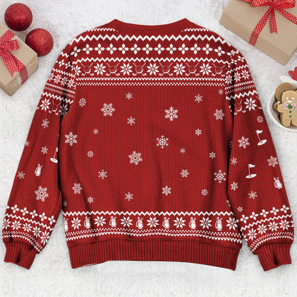 Best Dad By Par - Personalized Sweater