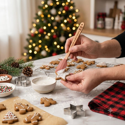 Custom Engraved Christmas Mini Silicone Spatula – Stocking Stuffer LM32 670547