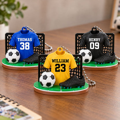 Soccer Player Soccer Team Uniform - Personalized 3D Ornament - Gift For Soccer Lovers, Soccer Team