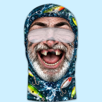 Custom Funny Bearded Fishermen Fishing Gifts for Anglers - Personalized Ski Mask