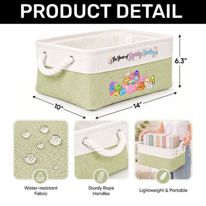 The Year Of Squishy Hunting - Personalized Storage Basket