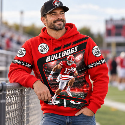 Personalized All Over Print Shirt American Football - Gift For Football Lovers NA04