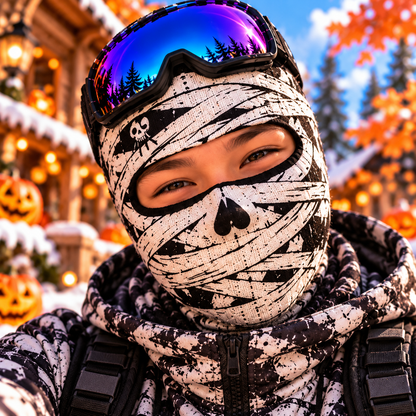 Scary Halloween Ski Mask, Spooky Gifts For Kids, Skier, Snowboarder
 -  Mask
