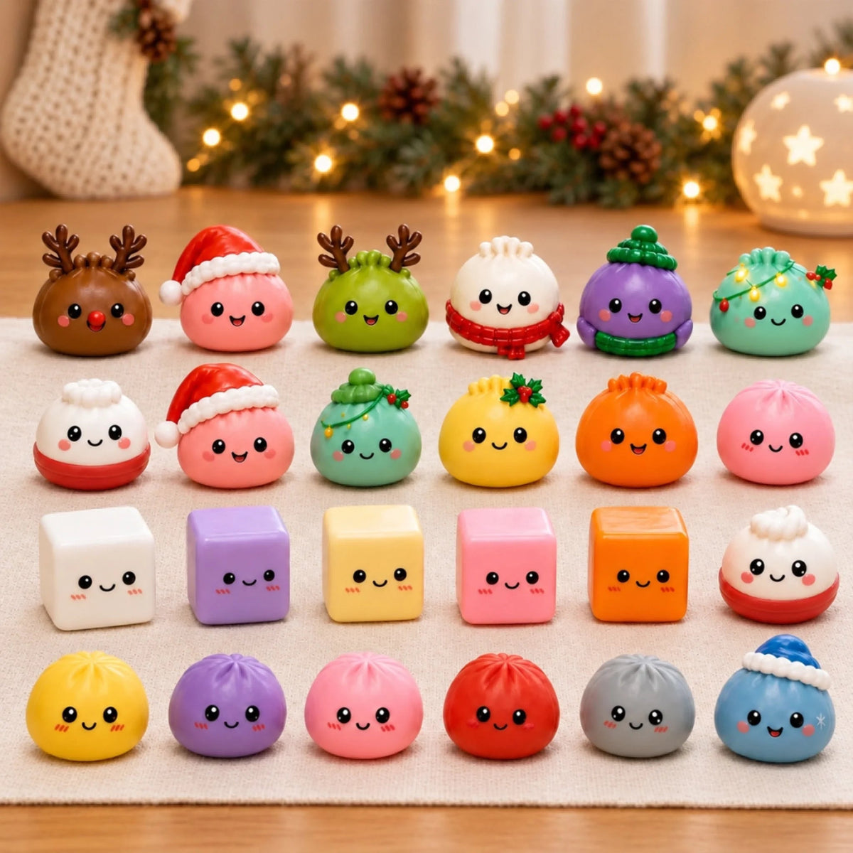 Christmas 24-Day Squishy Dumpling Surprise - Squishy Dumpling Advent Calendar