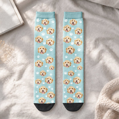 Custom Pet Funny Face New Version Gifts For Pet Lovers - Personalized Socks