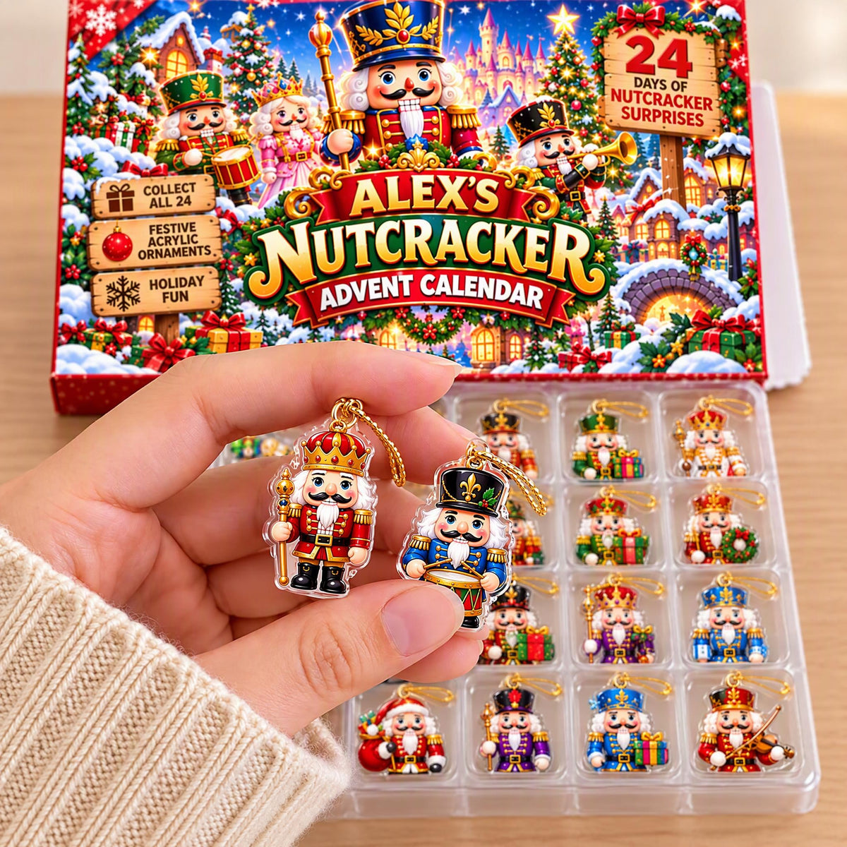 The Nutcracker March to Christmas - Personalized Christmas Advent Calendar