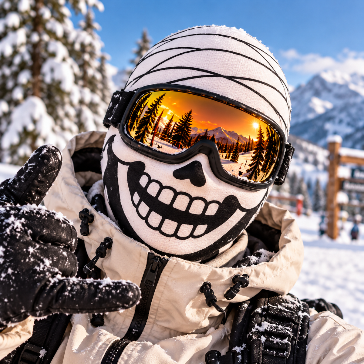 Halloween Ski Mask, Spooky Gifts For Kids -  Mask