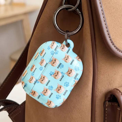 Custom Dog Cat Face Protective Case For AirPods - Gift For Pet Owners, Dog Lovers HO82 904138
