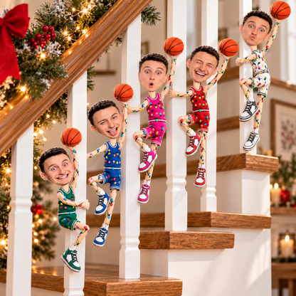 Custom Photo Poseable Body Mini Me Doll - Custom Ugly Dolls Gifts for Basketball Players HA75 919580