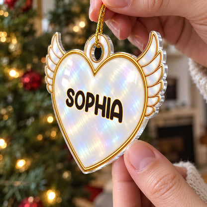 Custom Christmas Memorial Sympathy Gifts For Dogs, Cats • A Tree Of Love - Personalized Acrylic Ornament